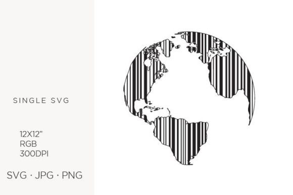 Barcode, Globe, Vector Graphics & Icons
