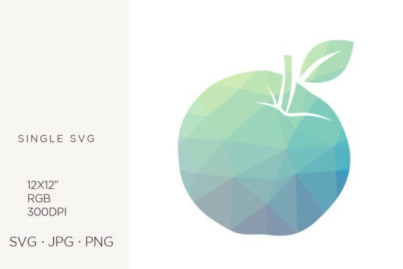 Geometric Pattern, Apple Fruit Graphics & Icons