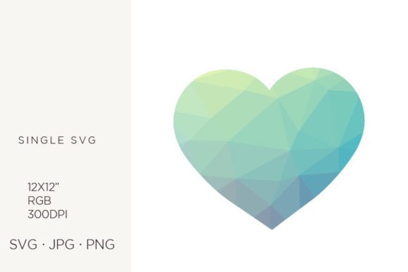 Geometrical Pattern, Heart Shape Graphics & Icons
