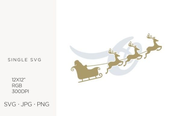 Santa Claus Sky Sledge, Letter O: Festive Icons & Graphics