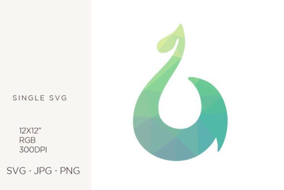 Stylized Maori Symbol, Fish Hook: Graphics & Icons for Creative Sellers