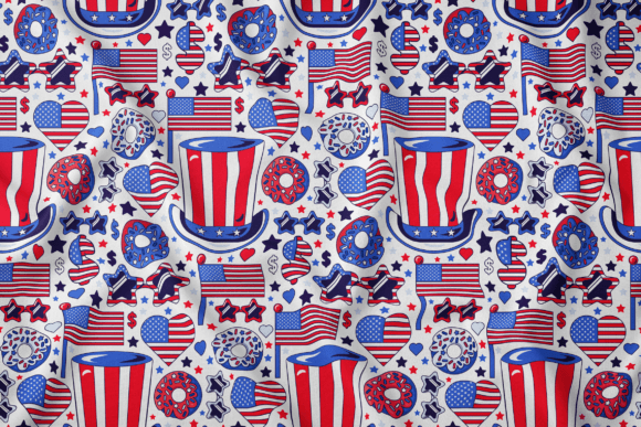 USA National Seamless Pattern